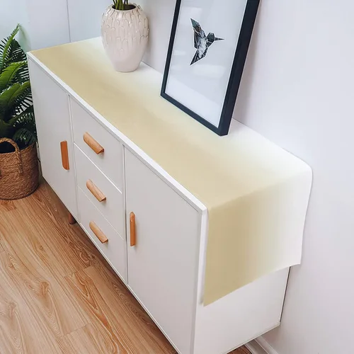 Miniatura 4 de Libaoge Camino de mesa de café degradado de 70 pulgadas de largo, color amarillo degradado, camino de mesa para cena familiar, fiestas al aire