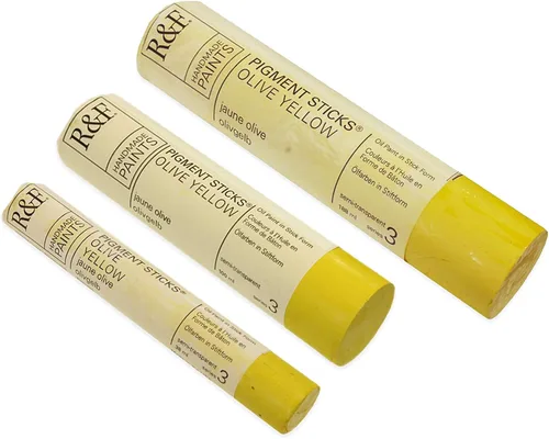 Miniatura 124 de Pinturas R&F Hechas a Mano - Palo de Pigmento al Óleo Profesional, Gris Neutro Medio, 188 ml