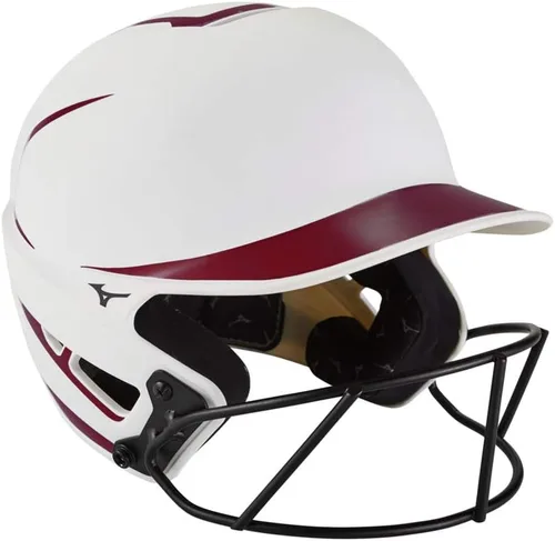 Miniatura 16 de Mizuno Casco de bateo de sóftbol F6 Fastpitch para adultos con máscara