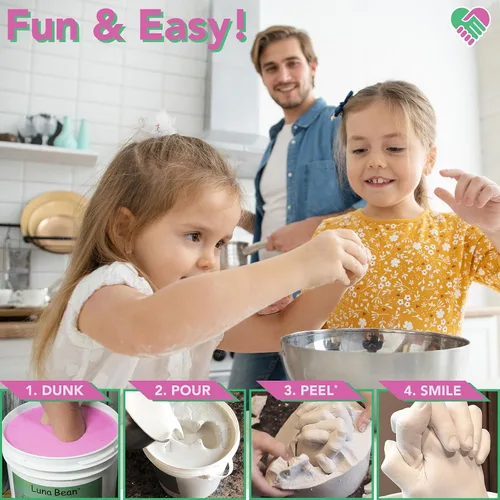Miniatura 6 de Polvo moldeable de alginato Create-A-Mold para crear distintas formas