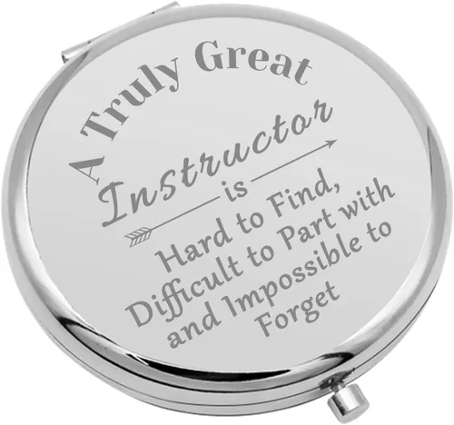 Miniatura 8 de Regalo de agradecimiento para instructores, espejo de maquillaje compacto para instructores, regalos de estudiantes instructores, regalos