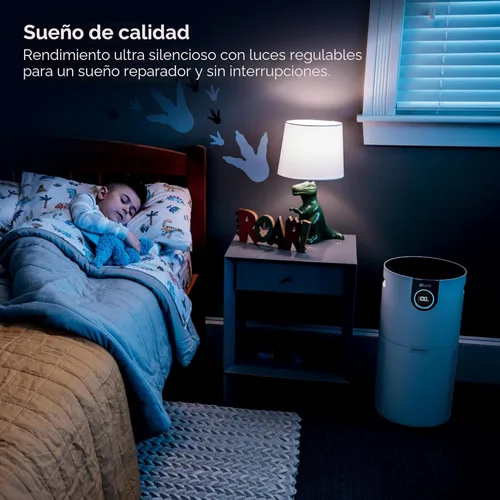 Miniatura 9 de Purificador de aire Shark para el hogar, la oficina y el dormitorio, tecnología Clean Sense, filtro de aire HEPA, 1200 pies cuadrados, captura