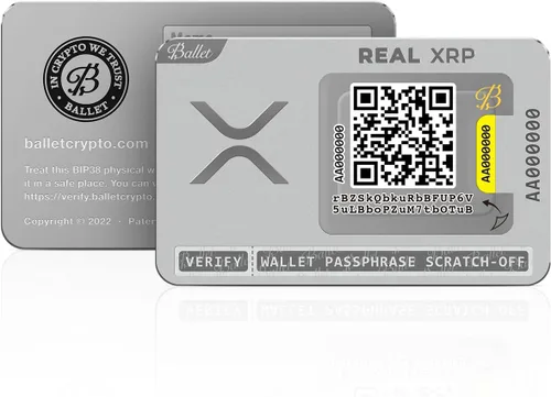 Miniatura 2 de Ballet Real XRP - La tarjeta de almacenamiento en frío criptográfica más fácil (1)