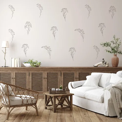 Miniatura 13 de Calcomanías de pared de cactus - Juego de 12 calcomanías de vinilo de 8 pulgadas para pared para guardería, dormitorio, cocina, aula, decoración