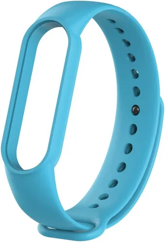 Miniatura 26 de Senter Correa de reloj de silicona suave Banda de repuesto para Xiaomi Mi Band 5 y Mi Band 6 Smart Watch Azul oscuro