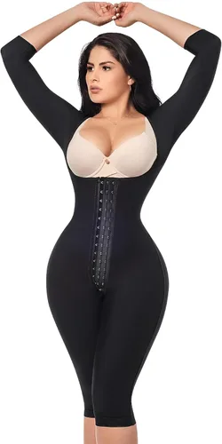 Miniatura 6 de Forma Tu Cuerpo Fajas Colombianas, Fajas hasta la Rodilla, Faja de Cuerpo Completo para Mujer, Faja Completa Para Mujer Beige + diseño de reloj