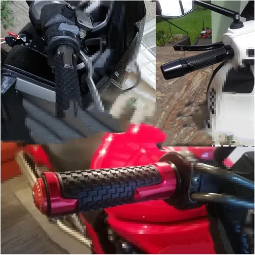 Miniatura 3 de Motorcycle Handlebar Grips 7/8" Motorcycle Handlebar Hand Grips Bar End Gel Grip for Yamaha Xmax X MAX X-MAX 125 250 300 400 2017 2018 2019 Scooters