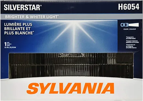 Luces delanteras de alto rendimiento SYLVANIA SilverStar H4651, halógenas selladas de 100 x 165 (el paquete contiene 1 foco), H6054