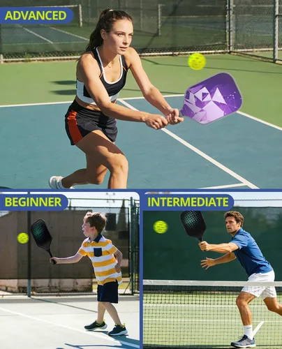 Miniatura 6 de Paquete de 24 bolas de pickleball – 40 agujeros sin costuras moldeadas roto para uso en exteriores e interiores, material TPE duradero, aprobado por