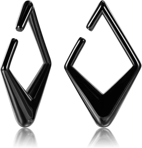 Miniatura 2 de KUBOOZ - Pesas para las orejas, expansores para estirar el lóbulo de la oreja, aretes pesados