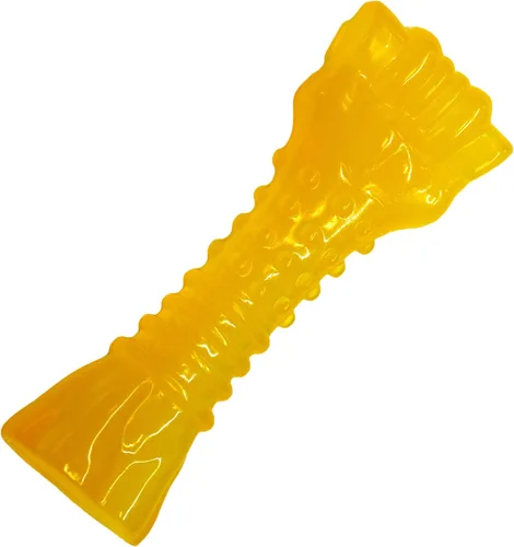 Nylabone - Juguete masticable para cachorros, suministros para cachorros, sabor cordero y manzana, pequeño/regular (1 unidad)