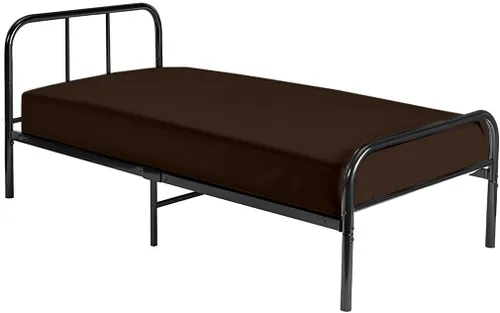 Miniatura 7 de Sábana bajera ajustable para catre de 30 x 75 pulgadas, 100% algodón egipcio, 1 pieza sábana inferior tamaño catre solamente, perfecta para cama