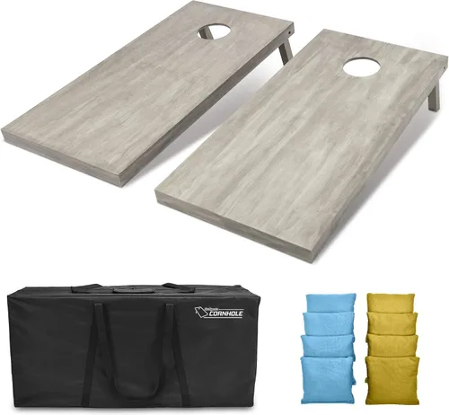 Miniatura 58 de GoSports Juego de tablas de cornhole de madera de tamaño reglamentario de 4 x 2 pies, incluye funda de transporte y bolsas de frijoles
