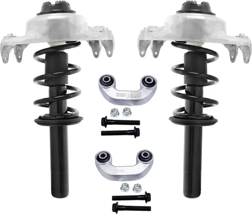 Miniatura 9 de Detroit Axle - 4 barras estabilizadoras de puntales delanteros para Kia Forte Koup 10-13 12-13 Forte5, puntales y barras estabilizadoras de resorte