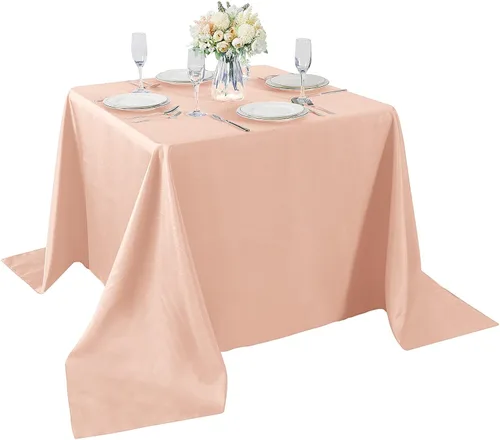 Miniatura 19 de Cupuamon - Mantel rectangular de 60 x 84 pulgadas, tela de poliéster lavable para decoración de bodas, fiestas, cenas y banquetes