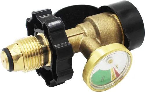 Miniatura 8 de MENSI Adaptador de cilindro de propano convertido a 1 "-20UNEF Adaptador de manguera flexible desechable para parrilla de barbacoa, calentador