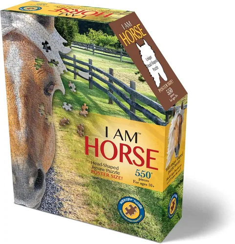 Miniatura 4 de Madd Capp Rompecabezas - I AM Horse - 550 piezas - Rompecabezas en forma de animal
