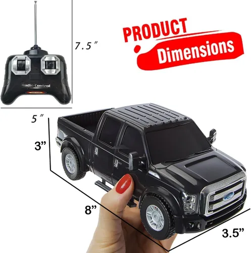 Miniatura 6 de Liberty Imports RC Ford F-350 Super Duty - Camión de juguete con licencia oficial, función completa, radio R/C, automóvil a control remoto genuino a