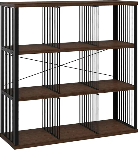 Miniatura 14 de ClosetMaid Estantería organizadora de almacenamiento de 2 cubos, estante de almacenamiento, marco de metal, estantes de madera, fácil montaje
