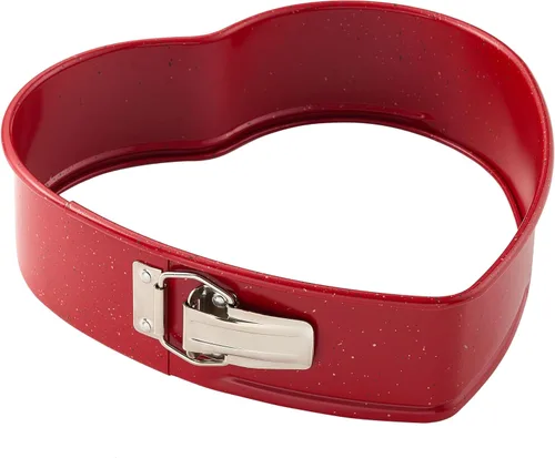 Miniatura 6 de casaWare Heart Springform - Sartén de 10 pulgadas, revestimiento de cerámica, antiadherente, granito rojo