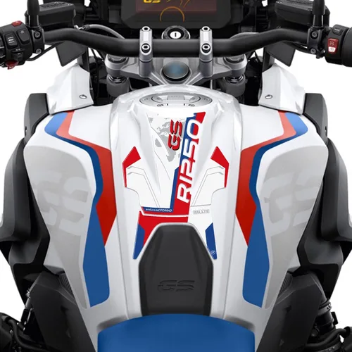 labelbike - Adhesivo 3D de protección y decoración de la almohadilla del tanque de motocicleta en resina compatible con BMW R 1250 GS Rallye