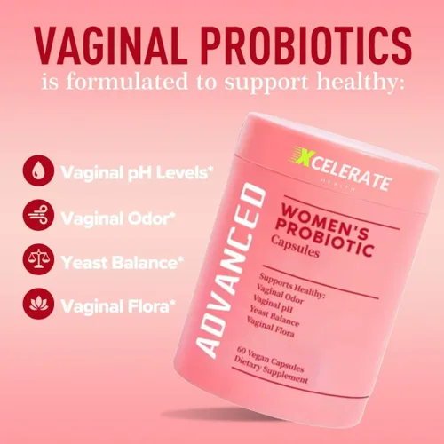 Miniatura 4 de Women's Health - Probiótico femenino - Salud vaginal y apoyo para el equilibrio del pH - Probiótico diario para mujeres con Lactobacillus