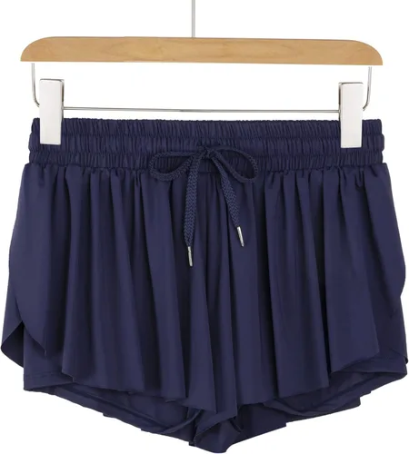 Miniatura 111 de Blaosn Pantalones cortos atléticos fluidos para mujer, gimnasio, yoga, entrenamiento, correr, pantalones cortos de tenis, falda falda linda, ropa