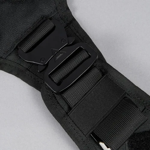 Miniatura 9 de Arnés táctico para perro (negro alfa, mediano)