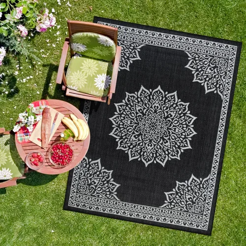 Miniatura 25 de CAMILSON Alfombra para exteriores, alfombras modernas para patios interiores y exteriores, tapetes de cocina y pasillo, alfombra lavable para porche