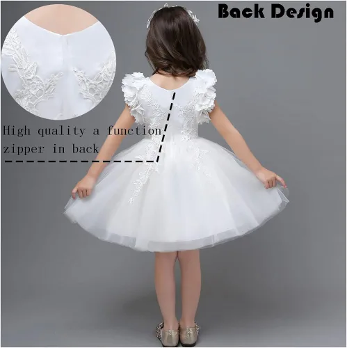 Miniatura 3 de Vestido de tul para niña, falda hinchada de princesa sin mangas