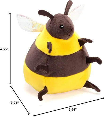 Miniatura 6 de Wild Republic Flipkins Bumble Bee, animal de peluche, 5 pulgadas, juguete de peluche, relleno es botellas de agua recicladas