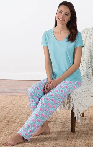 Miniatura 4 de PajamaGram PJs For Women Set - Women Pajamas, Short Sleeve, 100% Cotton