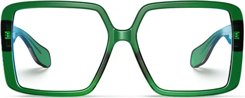 Miniatura 13 de VISOONE Gafas de bloqueo de luz azul TR90 de gran tamaño, accesorios de moda, sin receta para mujeres, Harvard café Malta