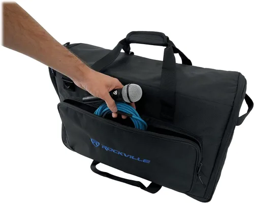 Miniatura 9 de Rockville TVB1924-2 Funda acolchada para pantalla de TV LCD para 1 o 2 monitores "19" a "24" Internal Dimensions 23.5" x 15.55" x 6", 360° impact