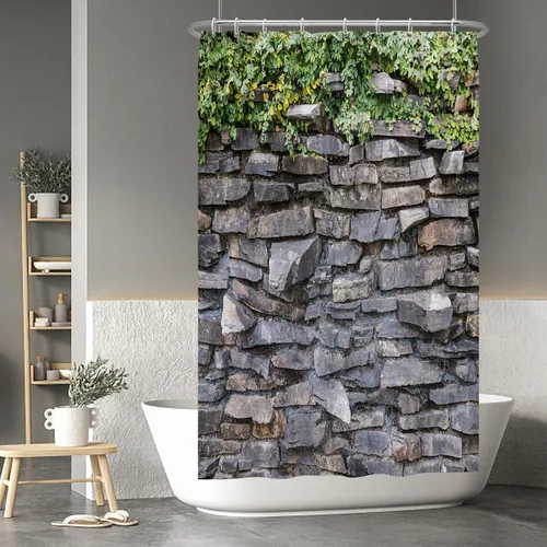 Miniatura 109 de Baocicoo - Cortina de ducha de abeja de miel, diseño de abeja de caricaturas, pista voladora, rústica, floral, para baño, decoración de bañera