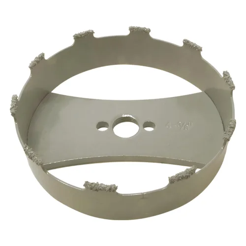 Miniatura 51 de Sierra de agujero HSS con mandril piloto de 2 piezas de alta velocidad para perforar madera y acero, broca de 1/4" de diámetro y eje, broca piloto