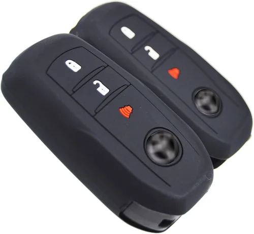 Miniatura 4 de Funda de llave de silicona con 4 botones para Toyota Land Cruiser 2021+ Venza RAV4 4Runner Corolla Se Grand Highlander Tundra Crown 2022+ Tacoma Azul