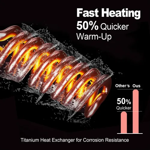 Miniatura 5 de MICOE Bomba de calor para piscina de 75,000 BTU, calentador de bomba de calor de fuente de aire eléctrica inteligente para piscinas sobre el suelo