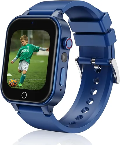 Reloj inteligente para niños de 4 a 12 años, 26 juegos de rompecabezas, cámara HD, reproductor de música de video, podómetro, linterna, cronómetro y