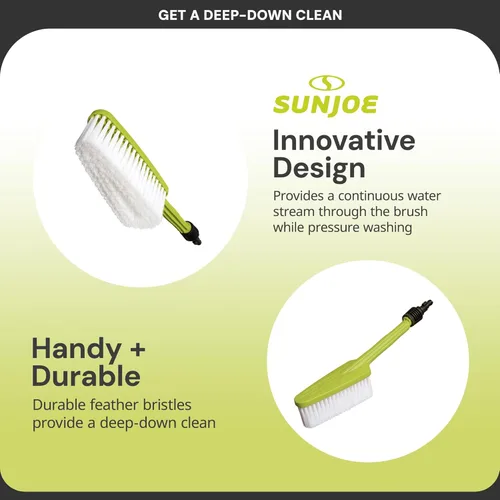 Miniatura 3 de Sun Joe SPX-UB1 - Cepillo de cerdas de plumas, accesorio para lavadora a presión para la serie SPX, limpieza suave para automóviles, patios, barcos