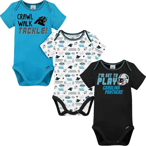 Miniatura 9 de Gerber - Mameluco unisex de manga corta para bebé, equipo de la NFL, paquete de 3