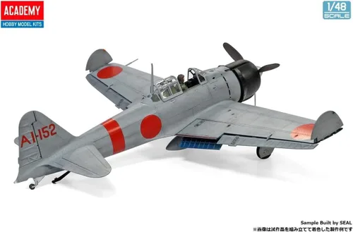 Miniatura 3 de Academy 12352 1/48 Armada japonesa Zero Ship Fighter Avión Tipo 21 Midway Battle Modelo de plástico