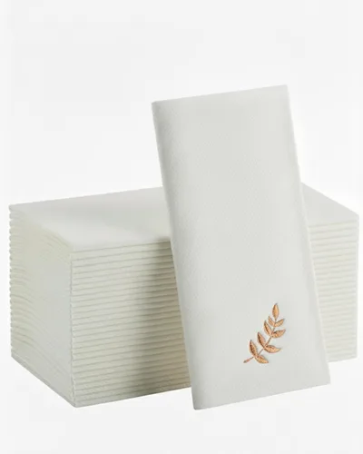 Miniatura 19 de Servilletas de papel azul bebé, tela desechable de lino como servilletas de cena, toallas de mano, suaves, absorbentes, servilletas de mano de papel
