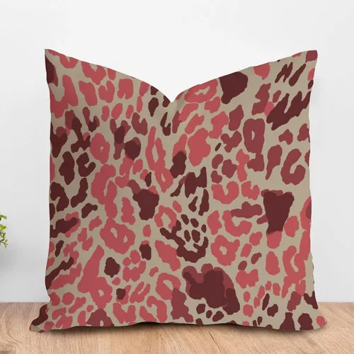 Miniatura 24 de ArogGeld Funda de almohada para sofá, guepardo y leopardo, estampado de leopardo, funda de cojín decorativa de granja para sala de estar