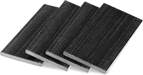 Tondiamo 10 placas de resorte para silla de patio, placas de resorte giratorias negras de fibra de vidrio, piezas de repuesto para muebles