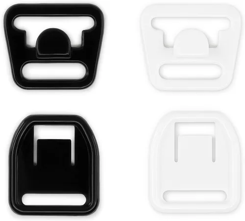 Miniatura 4 de Dritz 56698-12-66 Clips de sujetador, 12 pulgada, negro, blanco, 4