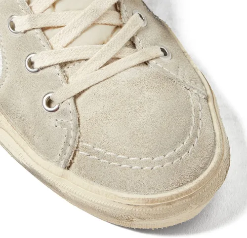 Miniatura 3 de Golden Goose Zapatillas Slide Double Quarter para mujer, PlataBlancoMármol