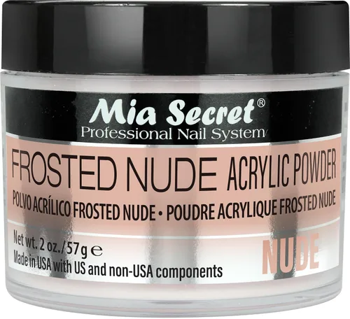 Miniatura 8 de Mia Secret Polvo acrílico nude esmerilado fabricado en Estados Unidos, varios tamaños (1 oz.)