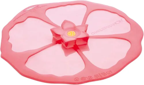 Miniatura 12 de Charles Viancin - Tapa de silicona de hibisco para almacenamiento de alimentos y cocinar - 6 pulgadas - Sellado hermético en cualquier superficie