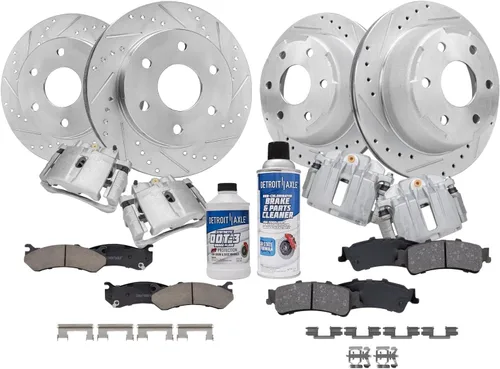 Miniatura 35 de Detroit Axle - Rotores de freno traseros para Toyota GR Supra BMW 230i 330e 330i 430i 530i 530i 530e 540d 540i xDrive X3 X4 Z4, rotores de freno